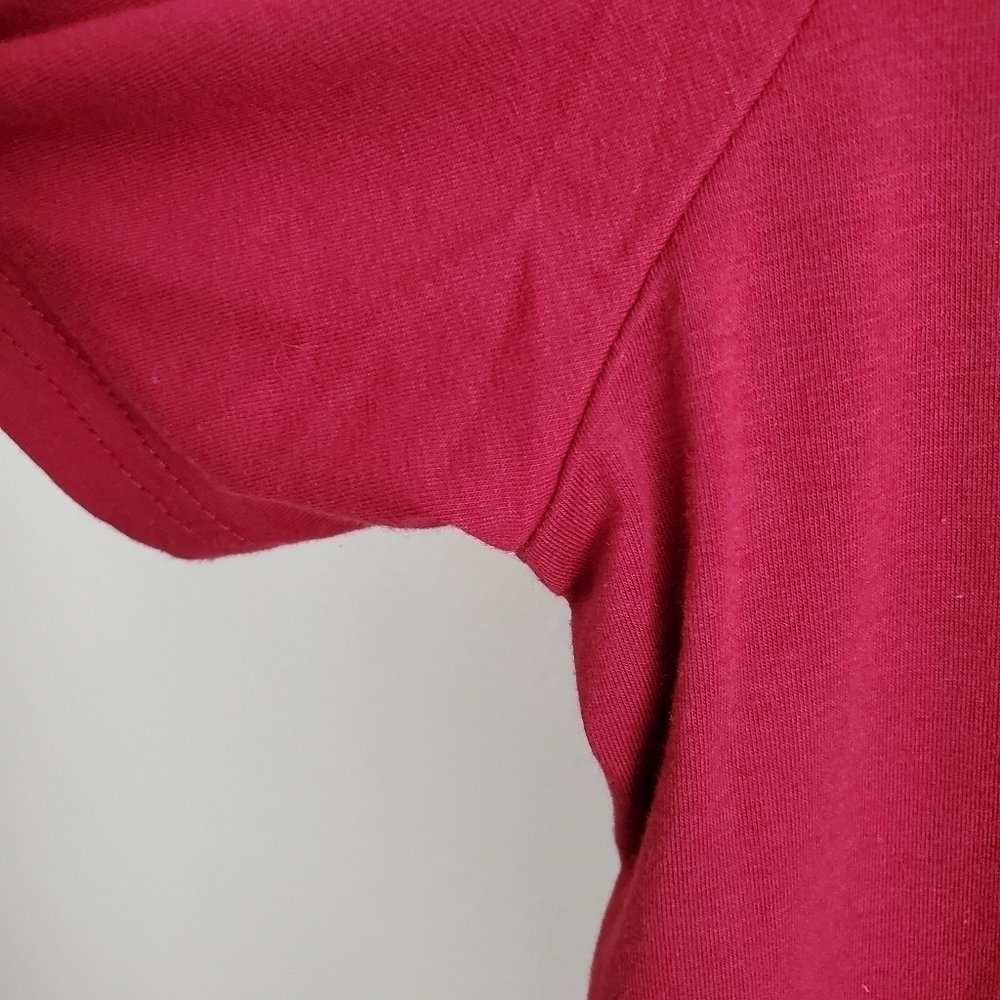 Maternity Women XL Maroon Growing a Little Pumpkin Casual Graphic T-Shirt Fall - Picture 4 of 7